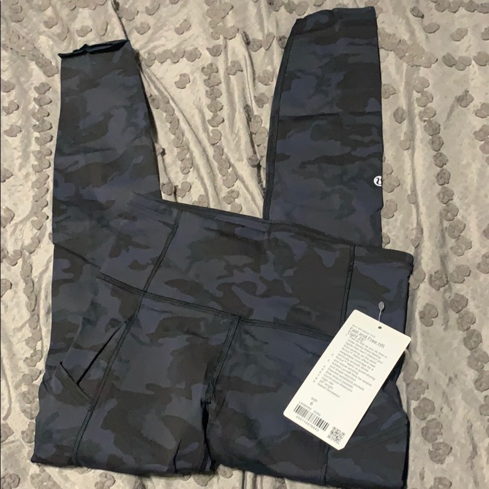 LULULEMON FAST AND FREE HR 25” SZ 6 NWT